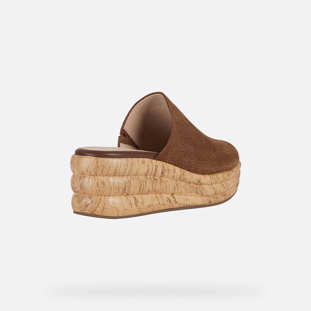 Geox Bayan Sandalet Kahverengi - Primula - VDS-850462